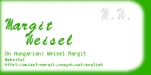 margit weisel business card